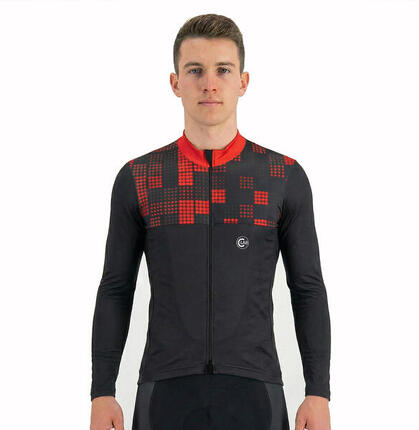 Gefüttertes Langarm-Radtrikot Ordino