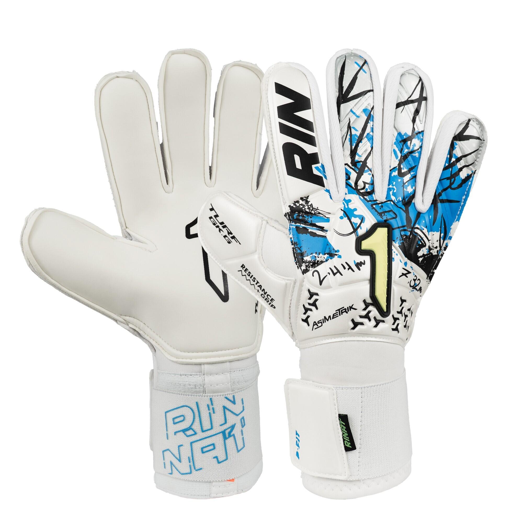 Rinat - Gants De Gardien Enfant Rinat Asimetrik Turf - Gants - Blanc - 5 - Decathlon