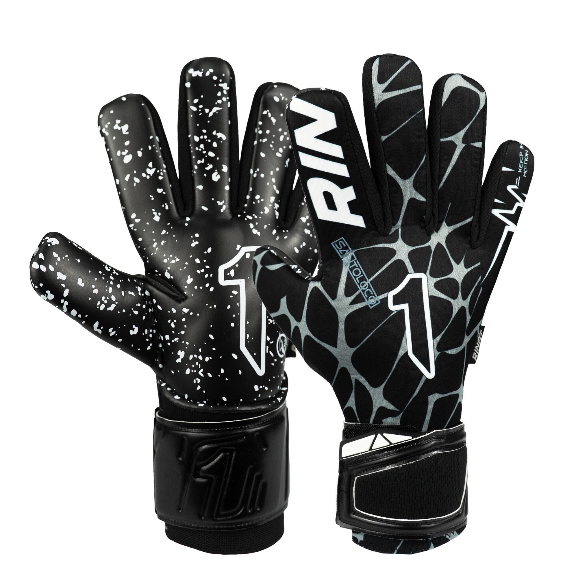 Rinat - Gants De Gardien Rinat Santoloco - Gants - Noir -  8 À 10 Ans - Decathlon