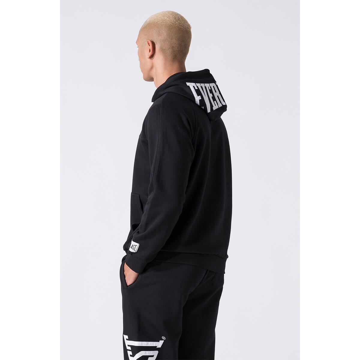SUDADERA HOMBRE CREMALLERA COMPLETA Y LOGO EN CAPUCHA EVERLAST 4/5