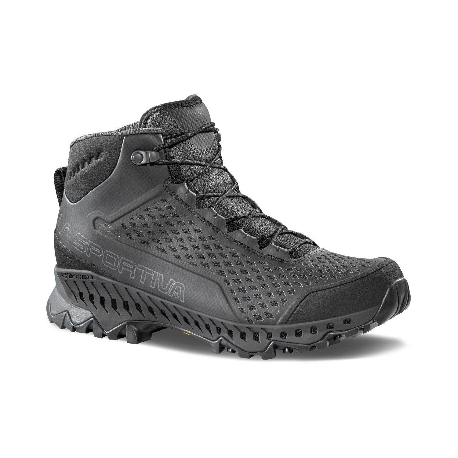 Chaussures De Randonnee Mid Homme - LA SPORTIVA Stream GTX - Black/Carbon 3/6
