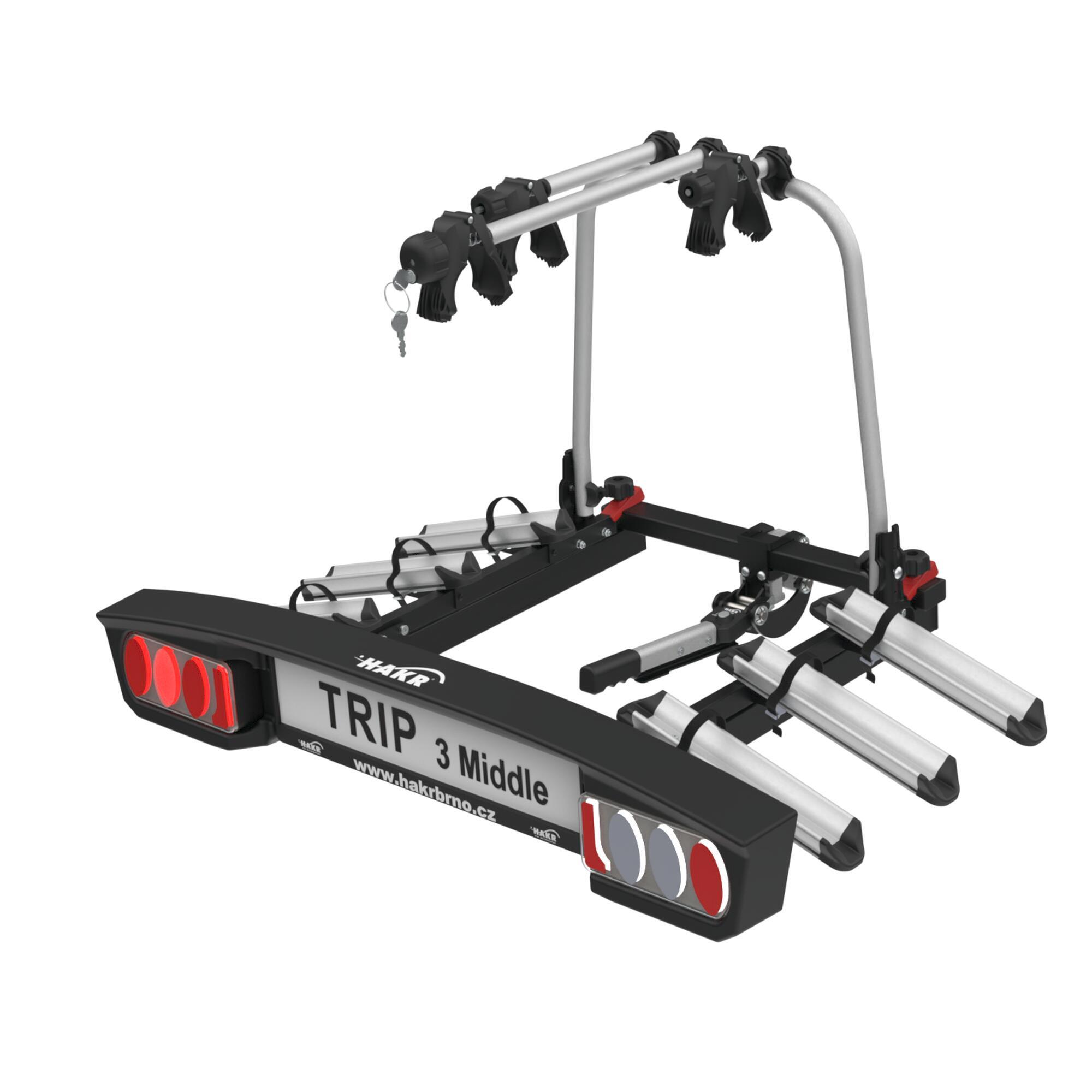 HAKR Nosič na tažné zařízení HAKR TRIP pro 3 kola Middle