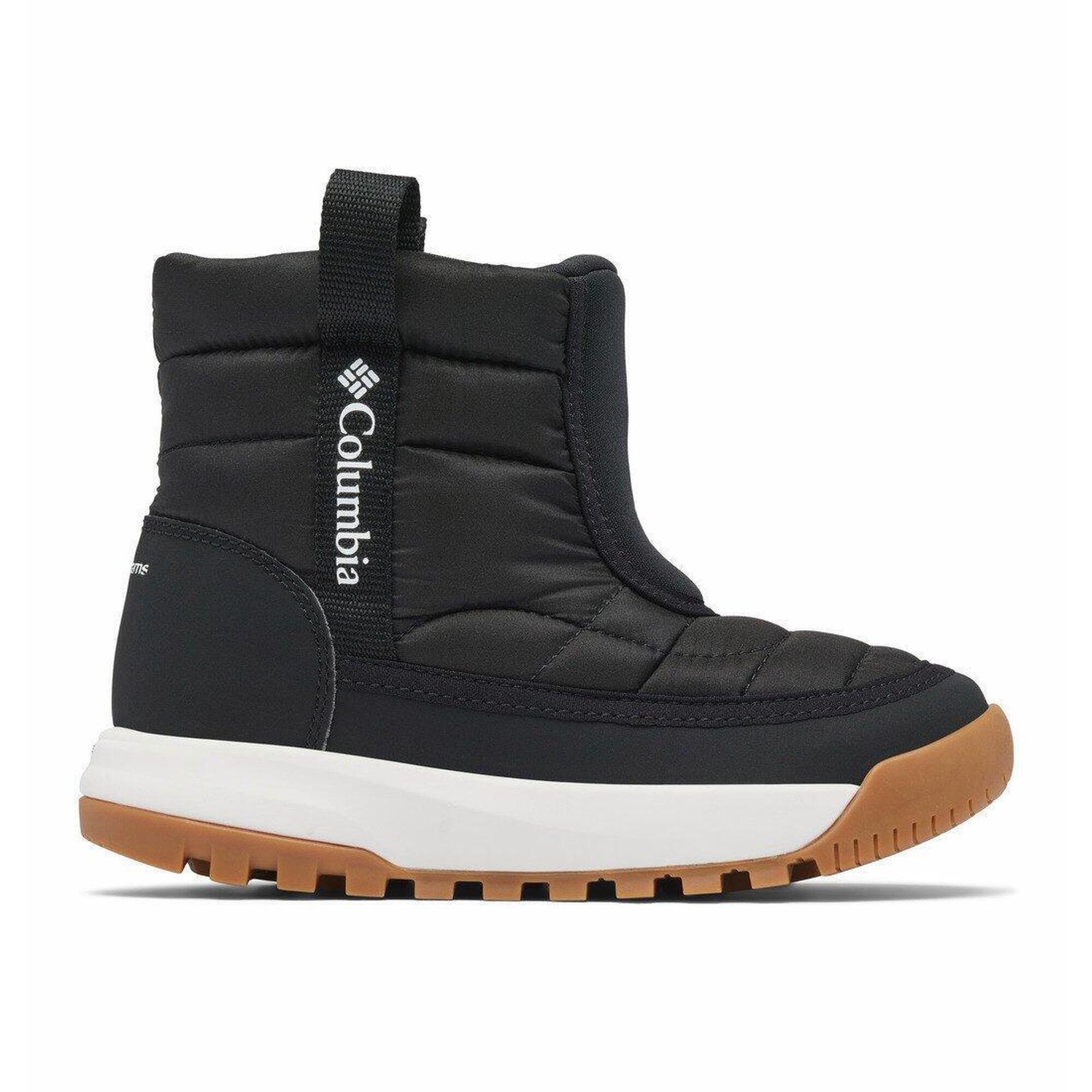 Columbia - Chaussures Dhiver Enfants - Columbia Youth Snowtrot™ Mid - Black, Sea Salt - Après Ski - Blanc|marron|noir - Decathlon