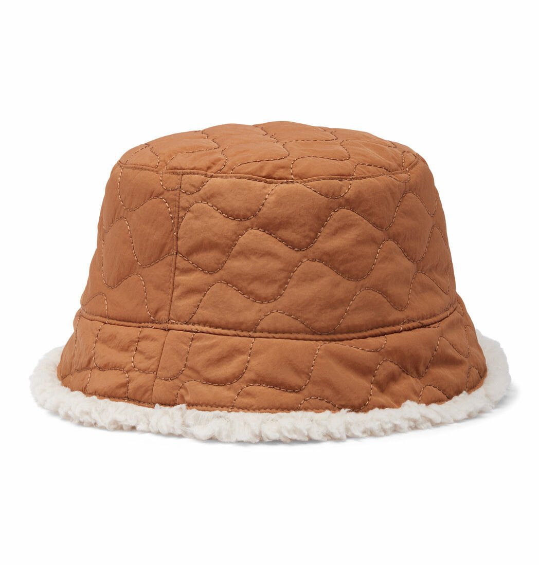 COLUMBIA Winter Pass™ II Reversible Bucket Hat - Camel Brown, Ch 2/3