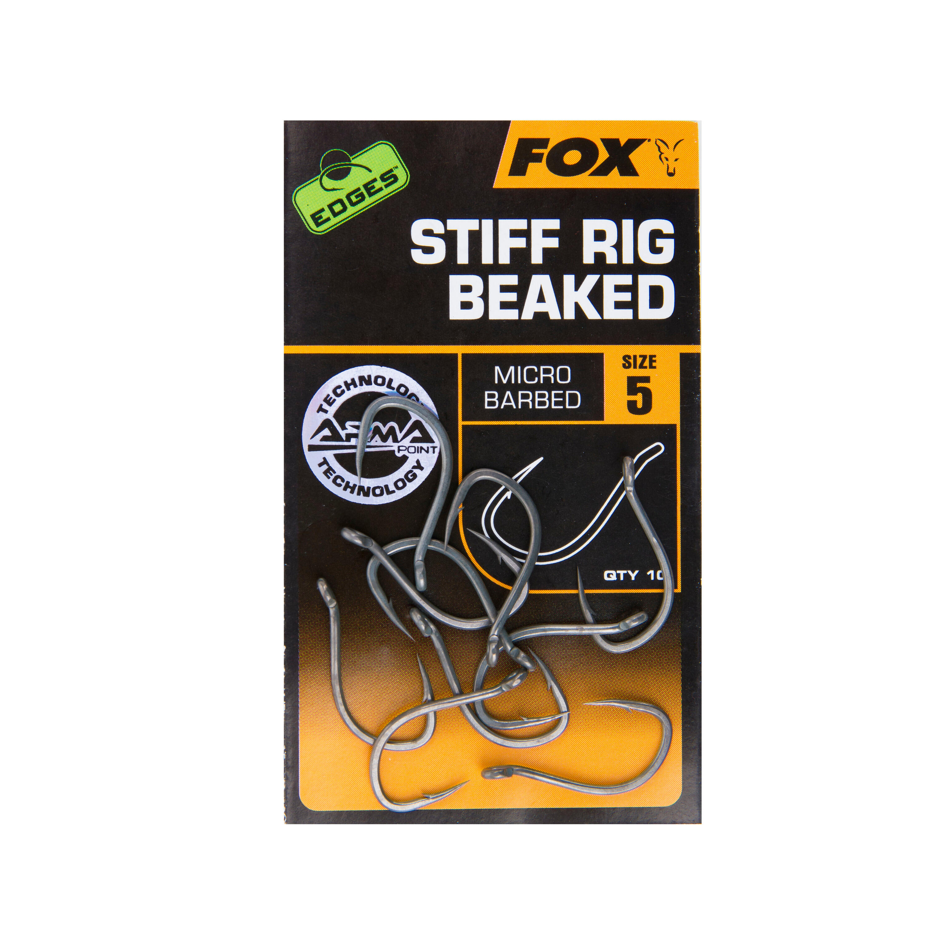 Hameçon Fox Stiff Rig Beaked Edges taille 4 3/3