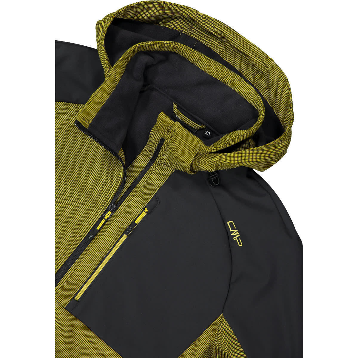 Vestes Outdoor Homme - CMP Man Soft Jacket Zip - Gold Green 6/6