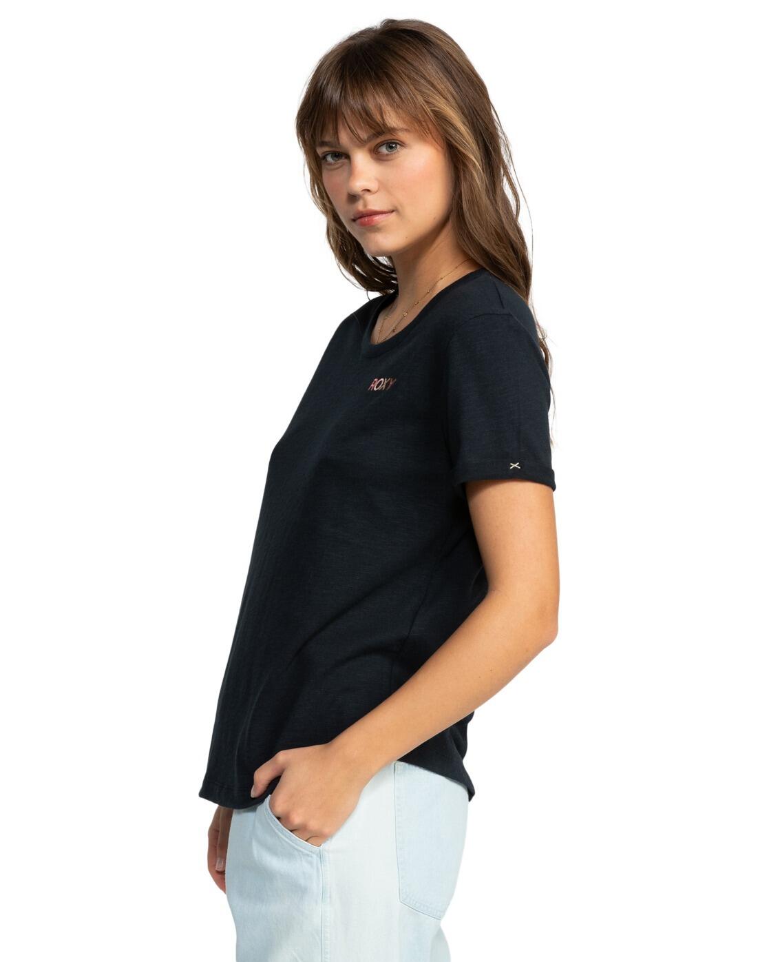 T-shirt SATURDAZE Noir Femme 3/4