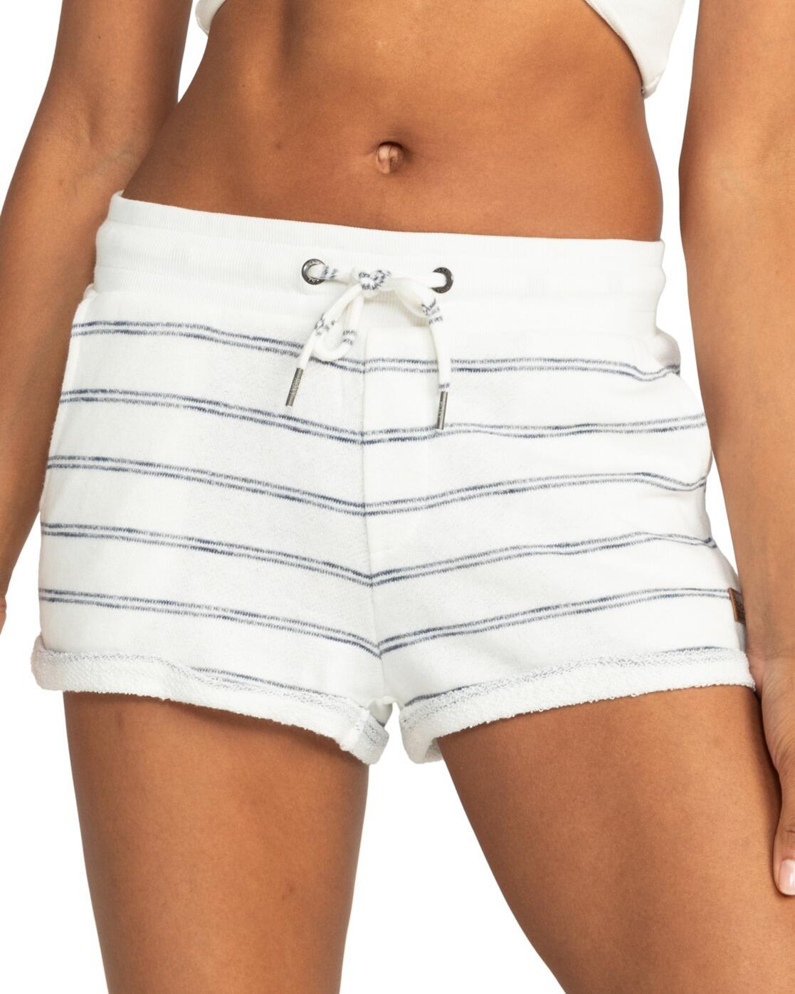 Short molletonné PERFECT WAVE Blanc Femme 3/4