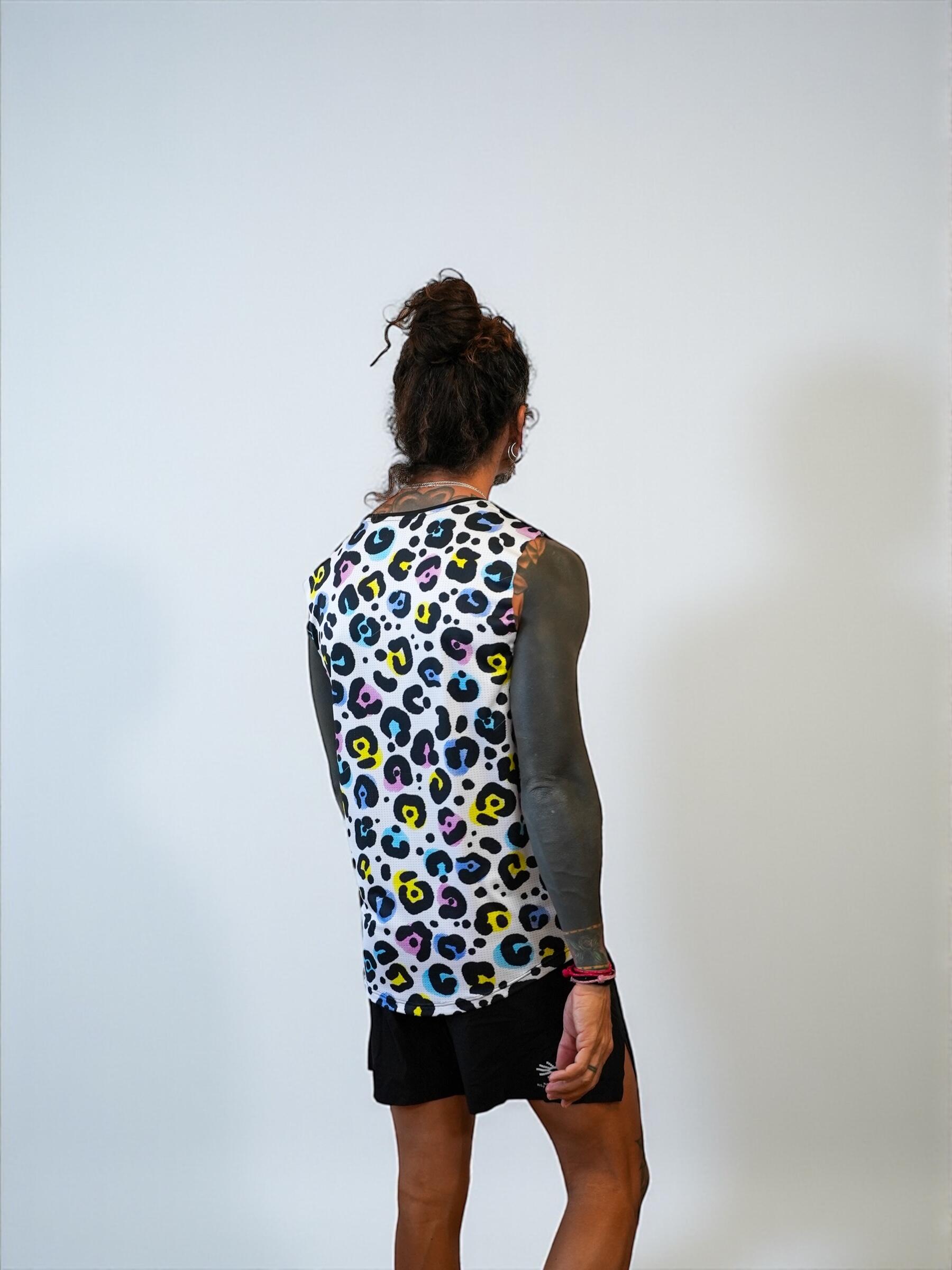 T-shirt técnica de trail running para homem RUMM Leopard Tank 3/4