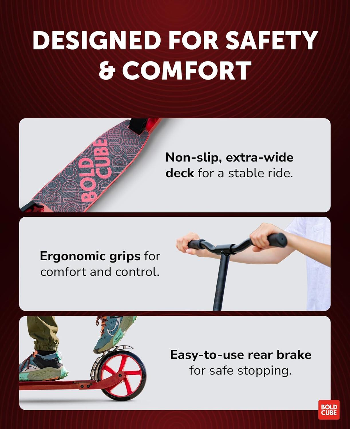 Trottinette BIG, bordeaux 6/7