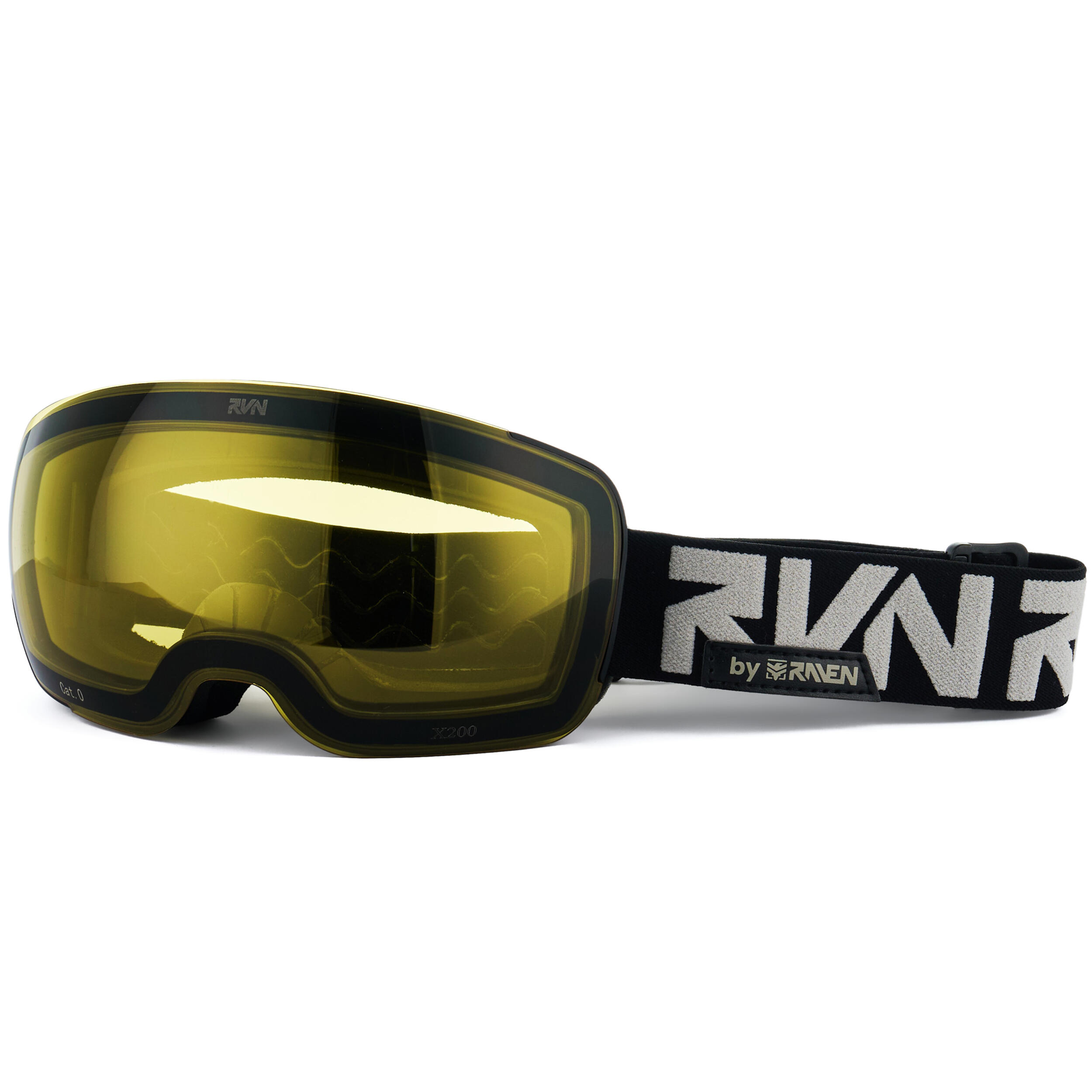 Gafas de esquí y snowboard X200 con visera magnética + Amarillo rápido 2/7