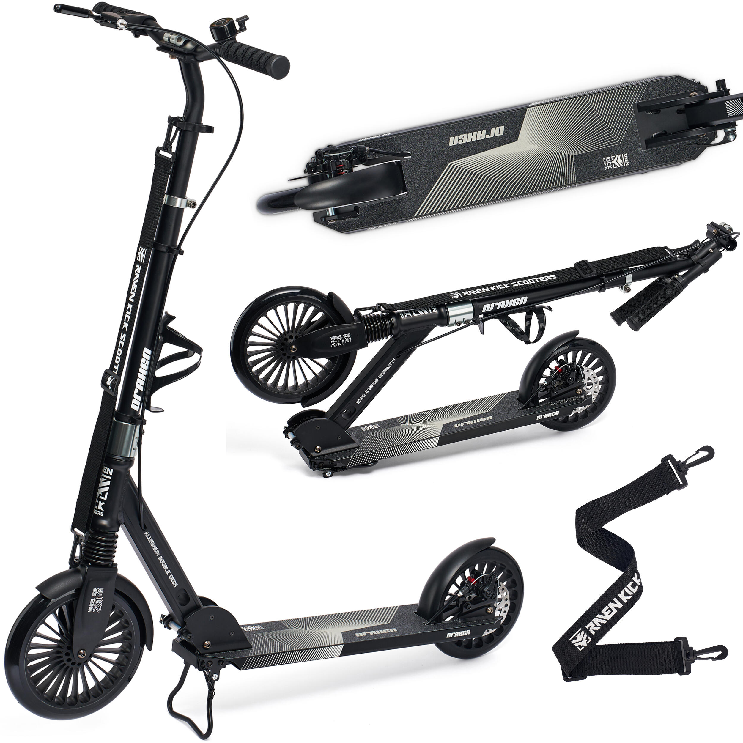 RAVEN Skládací koloběžka RAVEN Draxen 230/200 mm