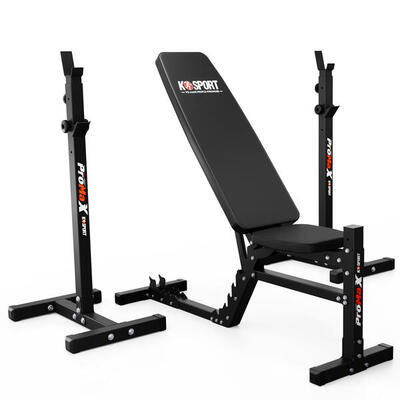 Rack per bilanciere con panca regolabile | Squat Rack