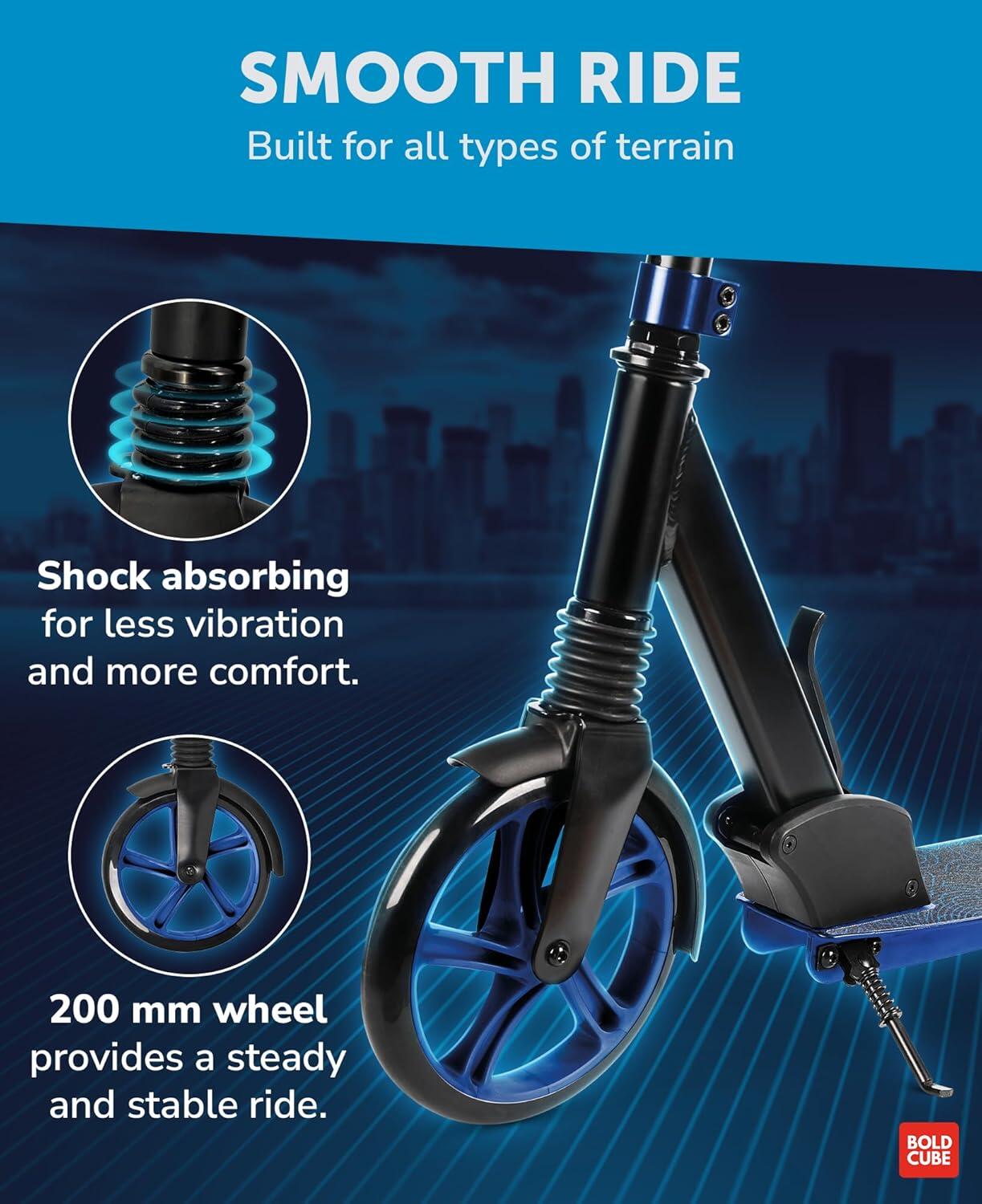 Trottinette BIG, bleue 2/7