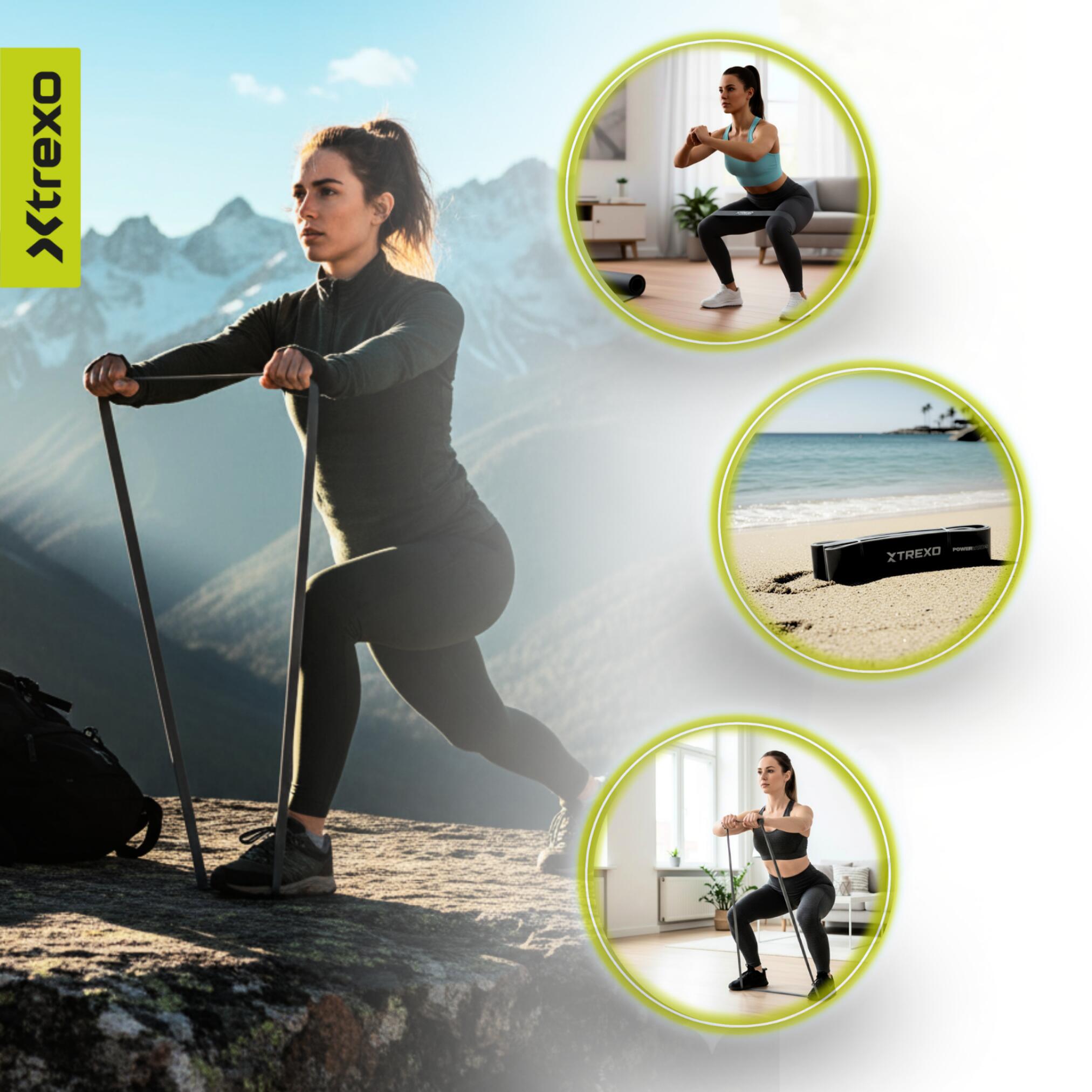 Rehabilitatieband XTREXO TXO-B4Z072-BK 3/7