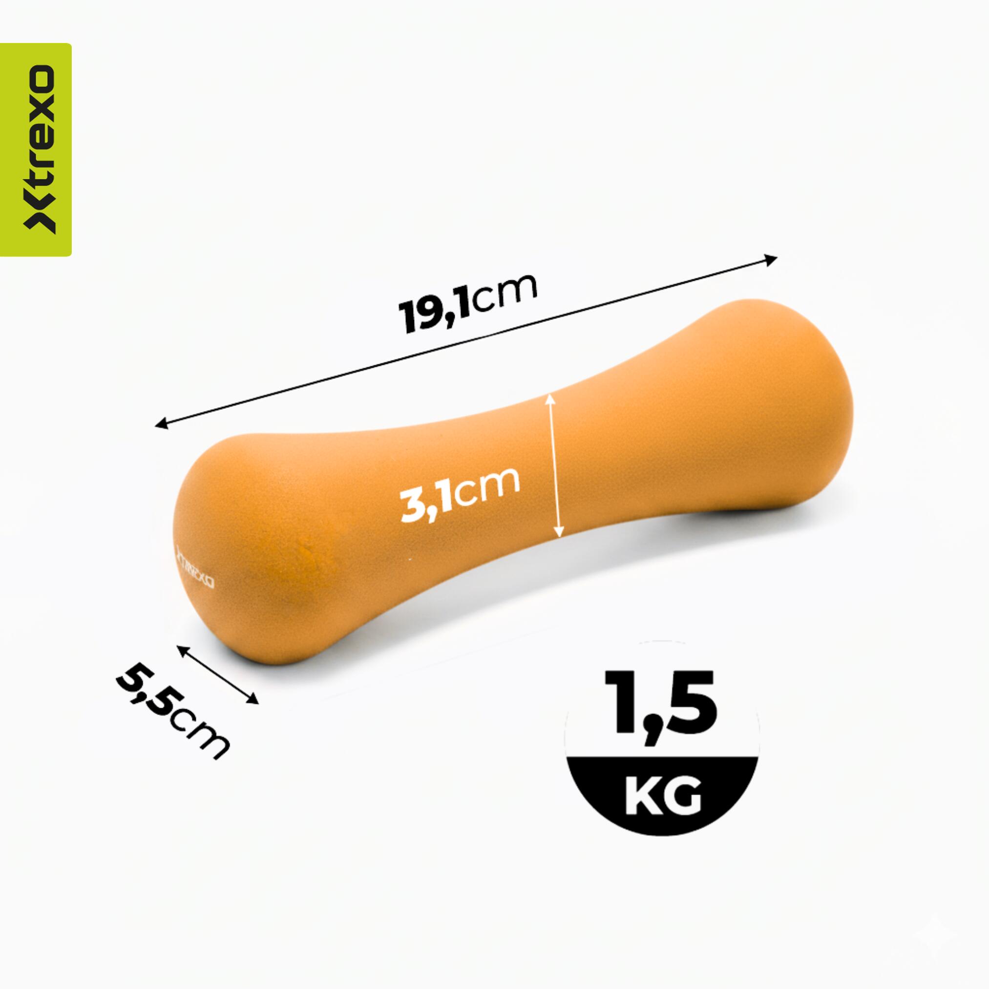Manubrio in neoprene XTREXO TX0-B4M009 1,5 kg 7/7