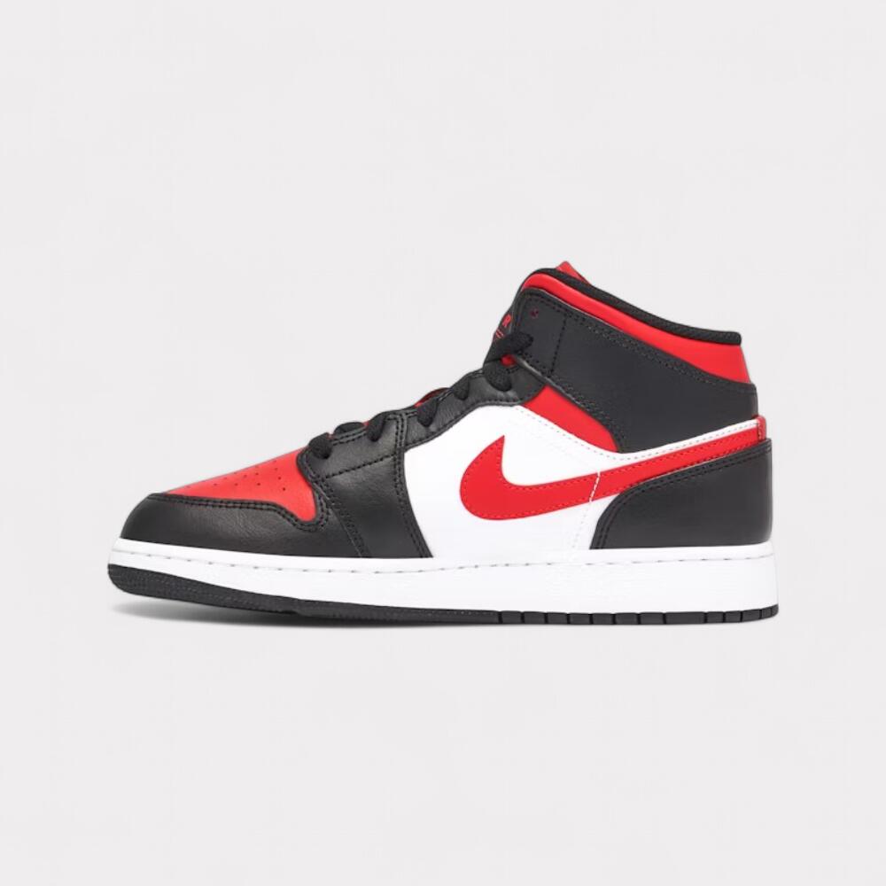 Air Jordan 1 Mid Alternate Bred Toe 3/5