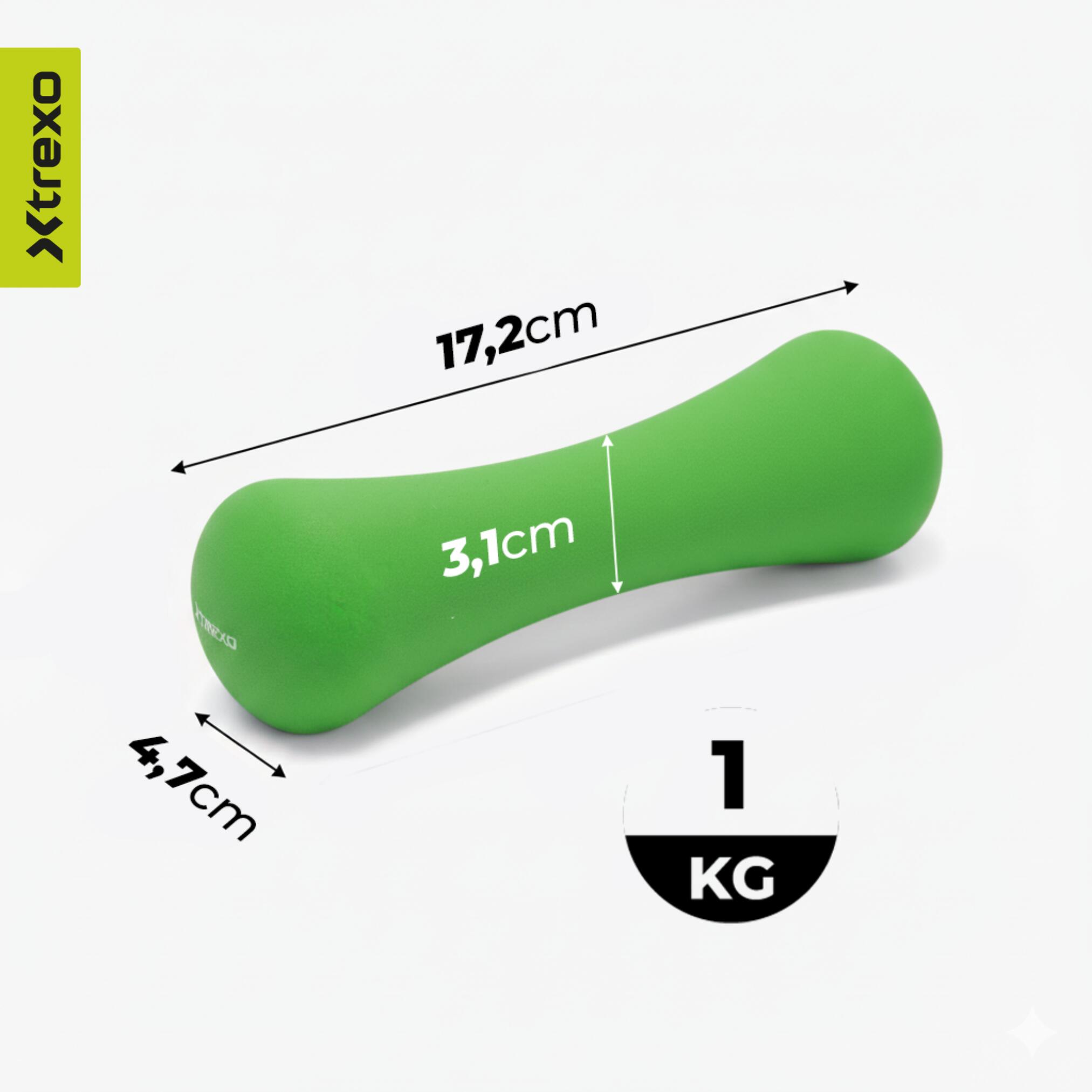Halter de neoprene XTREXO TX0-B4M008 1 kg 7/7