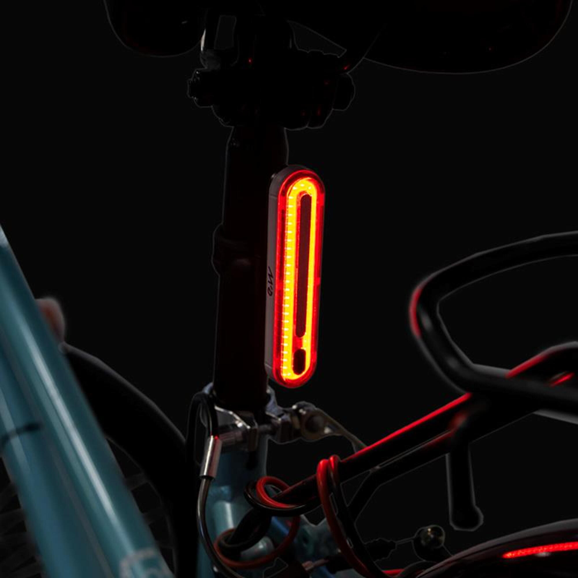 Juego de luces led frontal y trasera recargable EWL002 de alta potencia 3/5