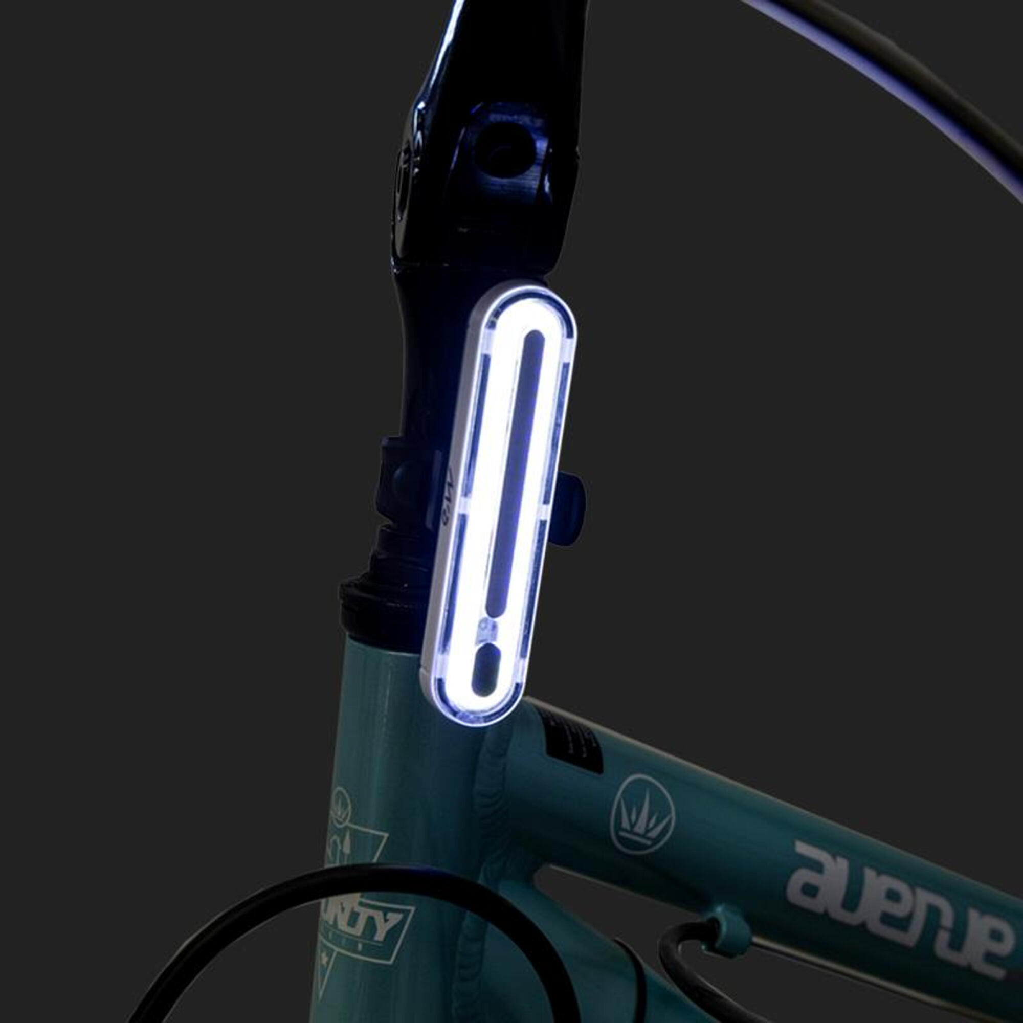 Juego de luces led frontal y trasera recargable EWL002 de alta potencia 4/5