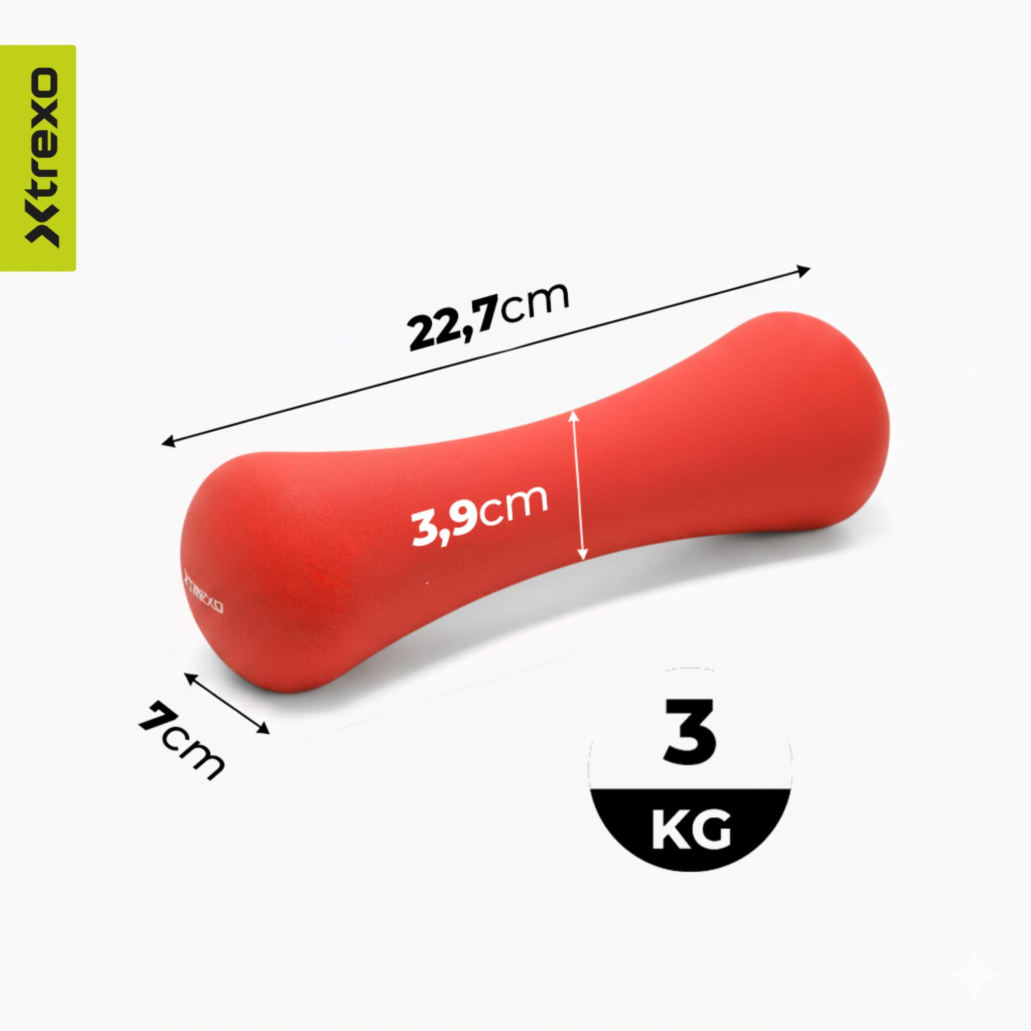 Haltère en néoprène XTREXO TX0-B4M011 3 kg 7/7