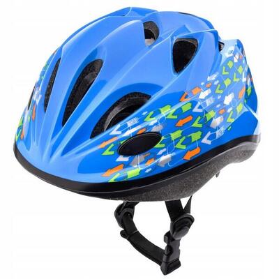 Kinder/kinder pijl fietshelm (blauw)