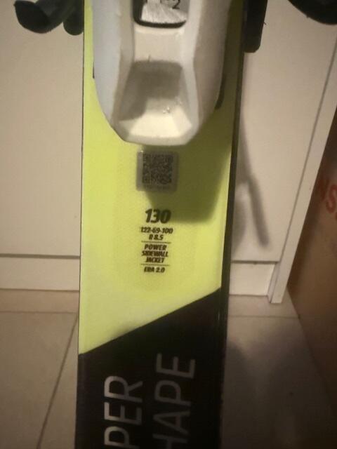 Entre Particuliers - SKIS HEADSUPERSHAPE 130CM + fixations 2/3