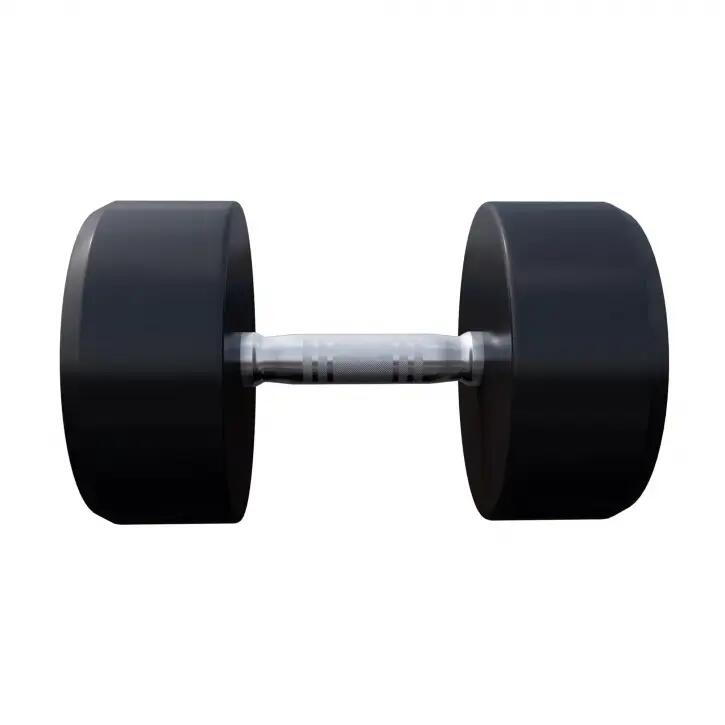 Set de gantere din cauciuc 55 kg - 2 x 27,5 kg 2/5