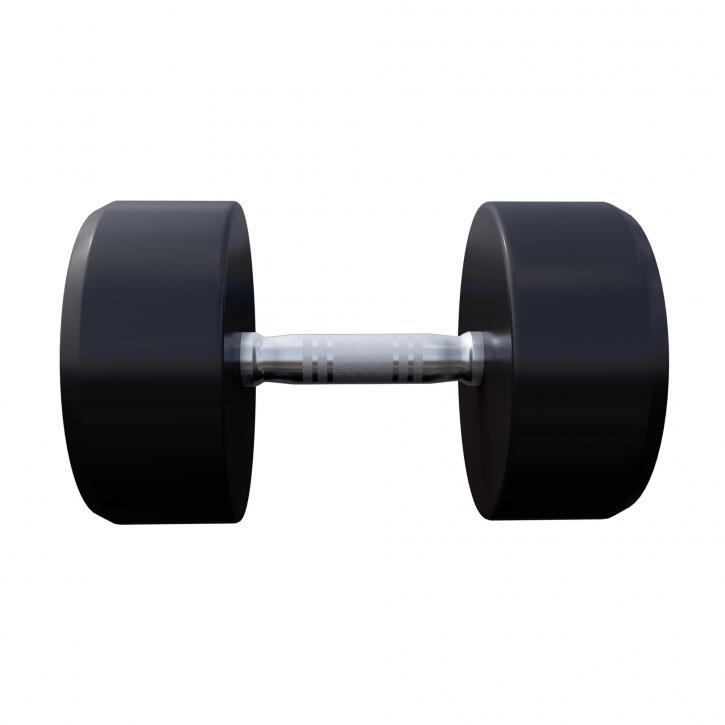 Set de gantere din cauciuc 55 kg - 2 x 27,5 kg