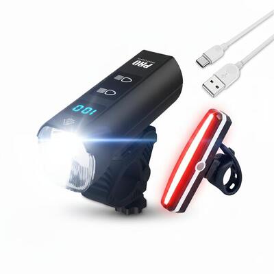 Set luci per bicicletta 1300 e 120 Lumen Performance
