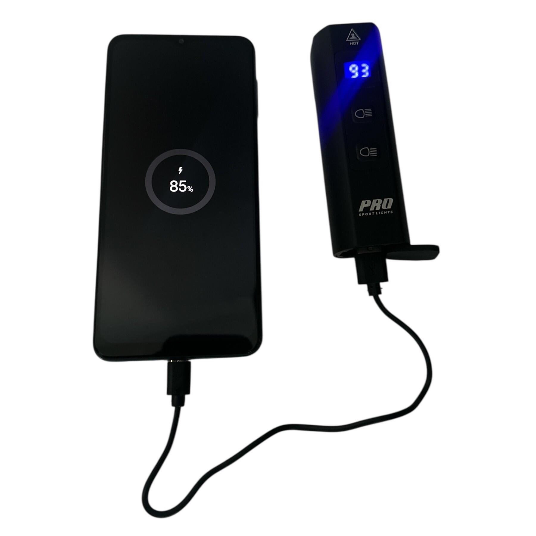 Éclairage vélo 1300 et 120 lumens Performance Phare avant et feu arrière 6/8