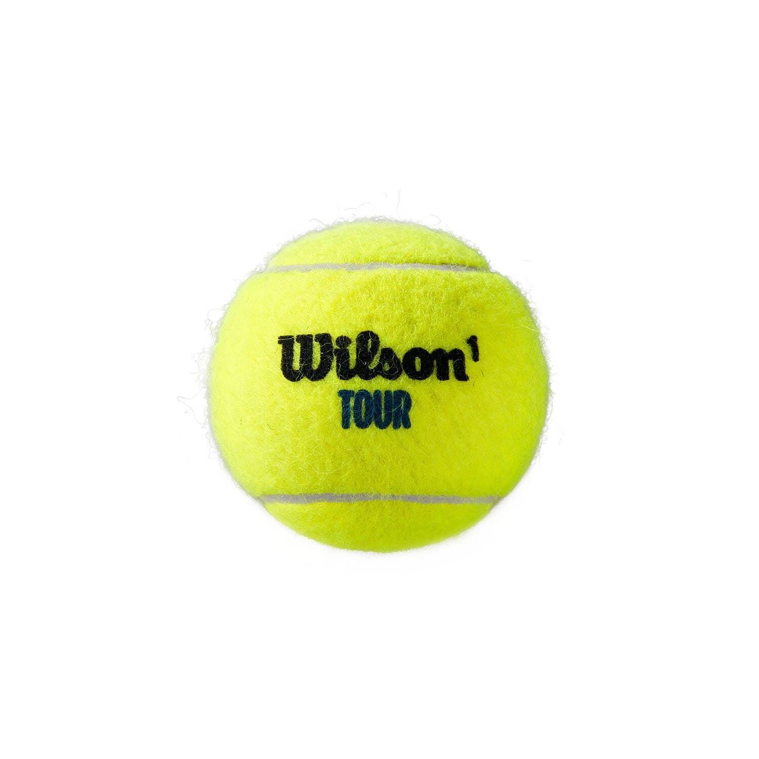 Tube met 4 tennisballen Wilson Tour Premmier All CT 3/3