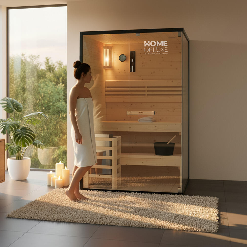 Sauna tradizionale SHADOW M - 120 x 120 cm per 2 persone 3/7