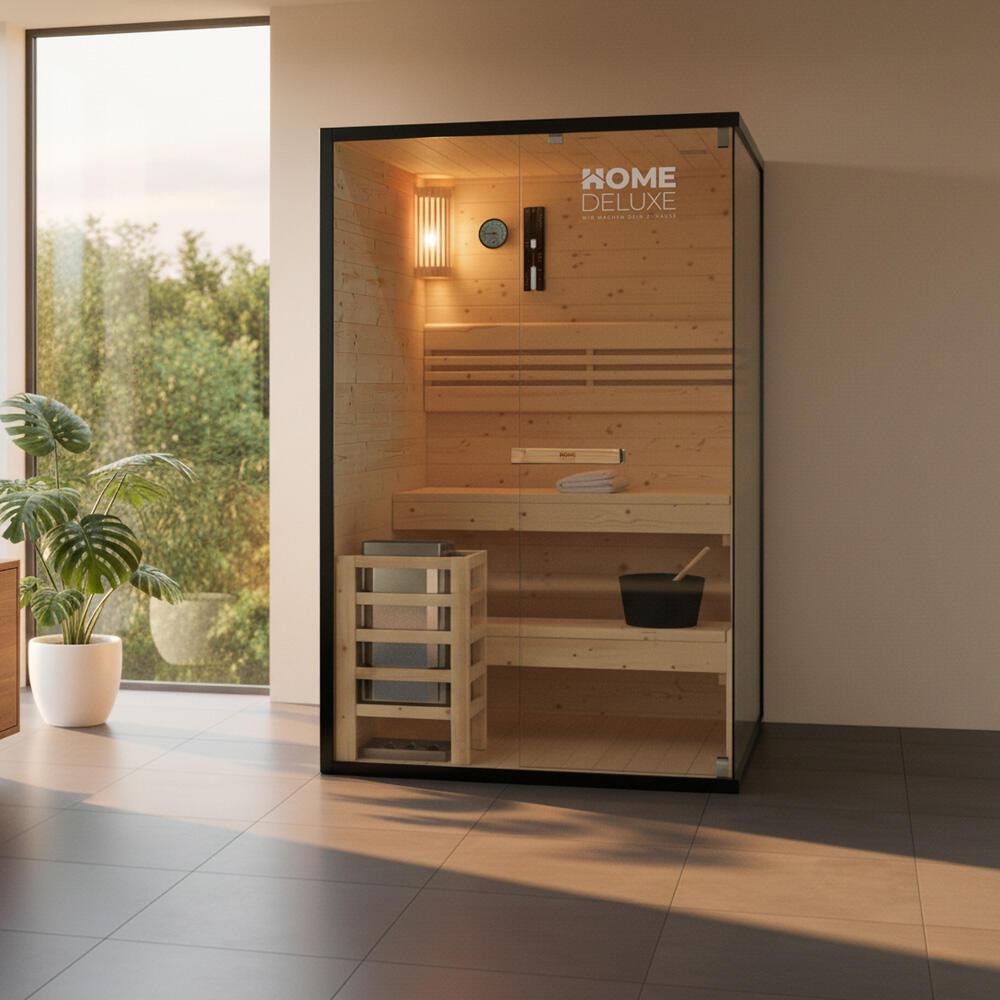 Sauna tradizionale SHADOW M - 120 x 120 cm per 2 persone 2/7