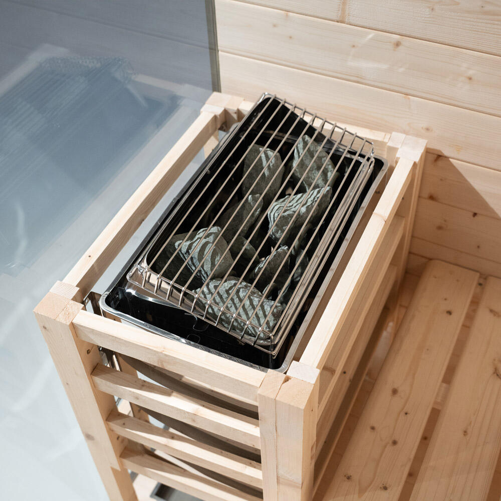 Sauna tradizionale SHADOW M - 120 x 120 cm per 2 persone 7/7