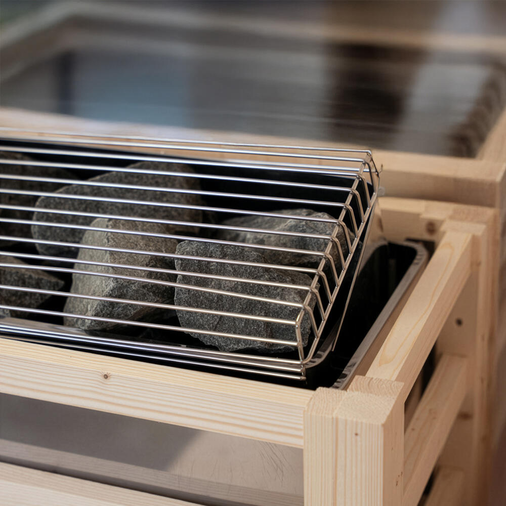 Traditionelle Sauna SHADOW XL BIG - 200 x 200 cm für 6 Personen 4/7