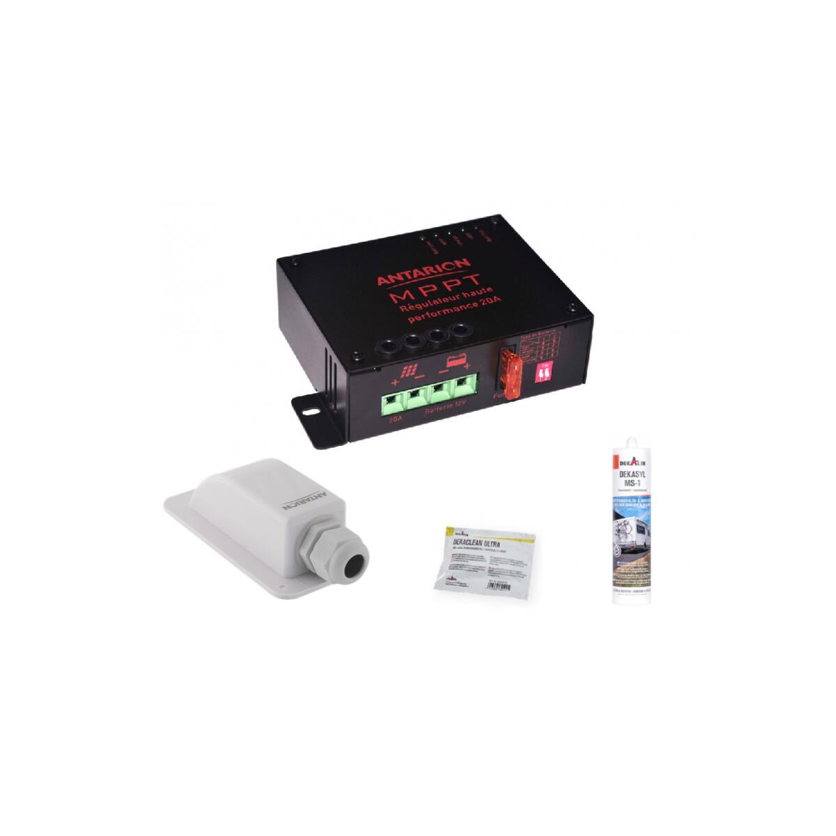 ANTARION Kit Panneau Solaire ALL BLACK 300W + Régulateur MPPT 3/3