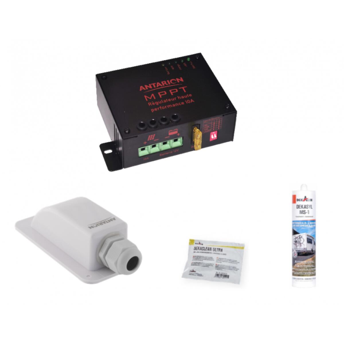 ANTARION KIT Panneau Solaire BLACK BOOSTER 120W + Régulateur + Câble 5m 3/5