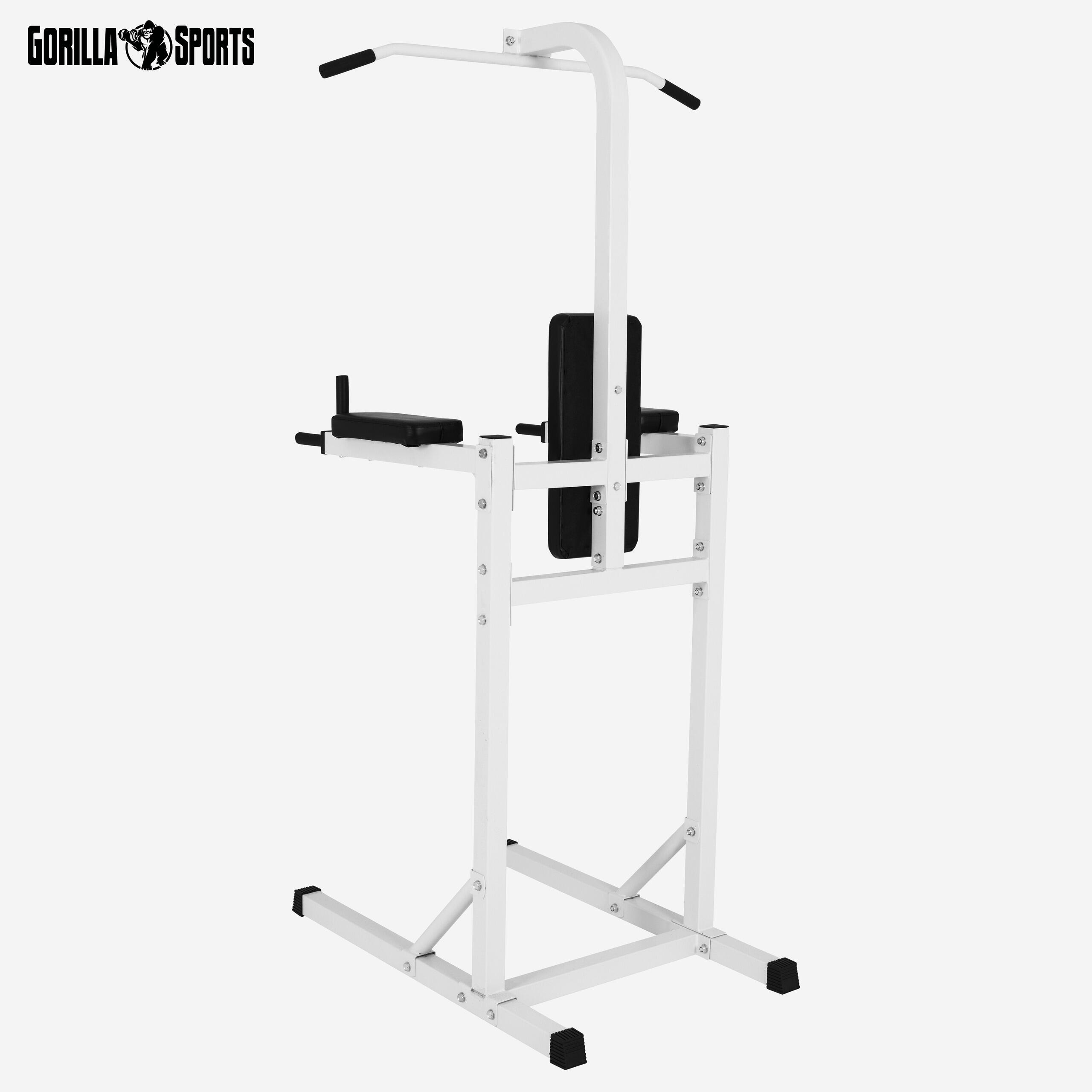 Silla Romana Musculación Gorilla Sports Blanco 5/7