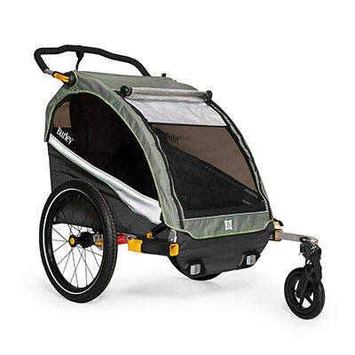 Burley D'Lite X Bike Trailer Stroller Double 6/7