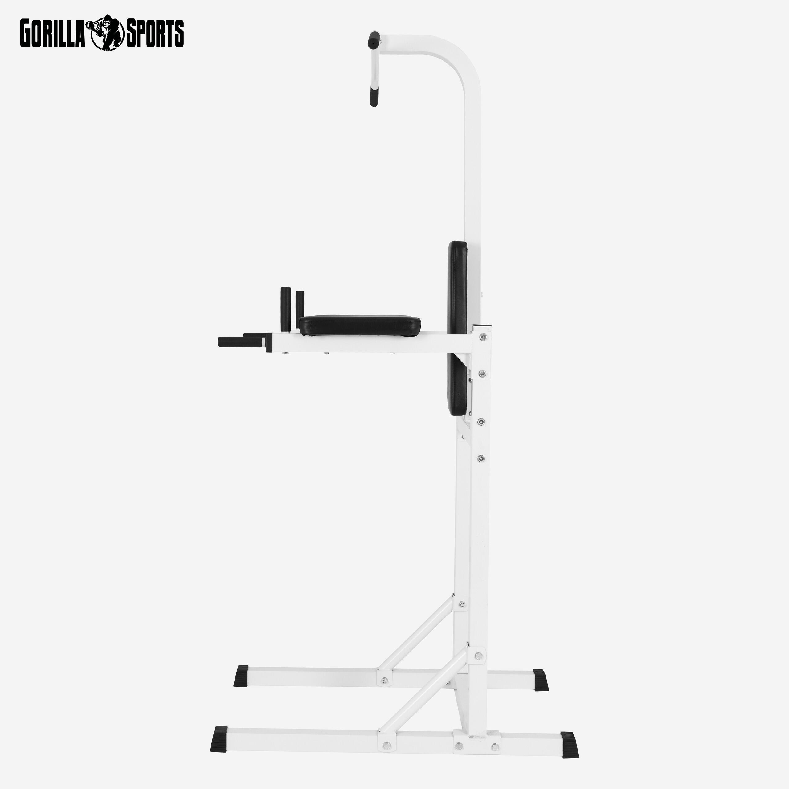Silla Romana Musculación Gorilla Sports Blanco 6/7