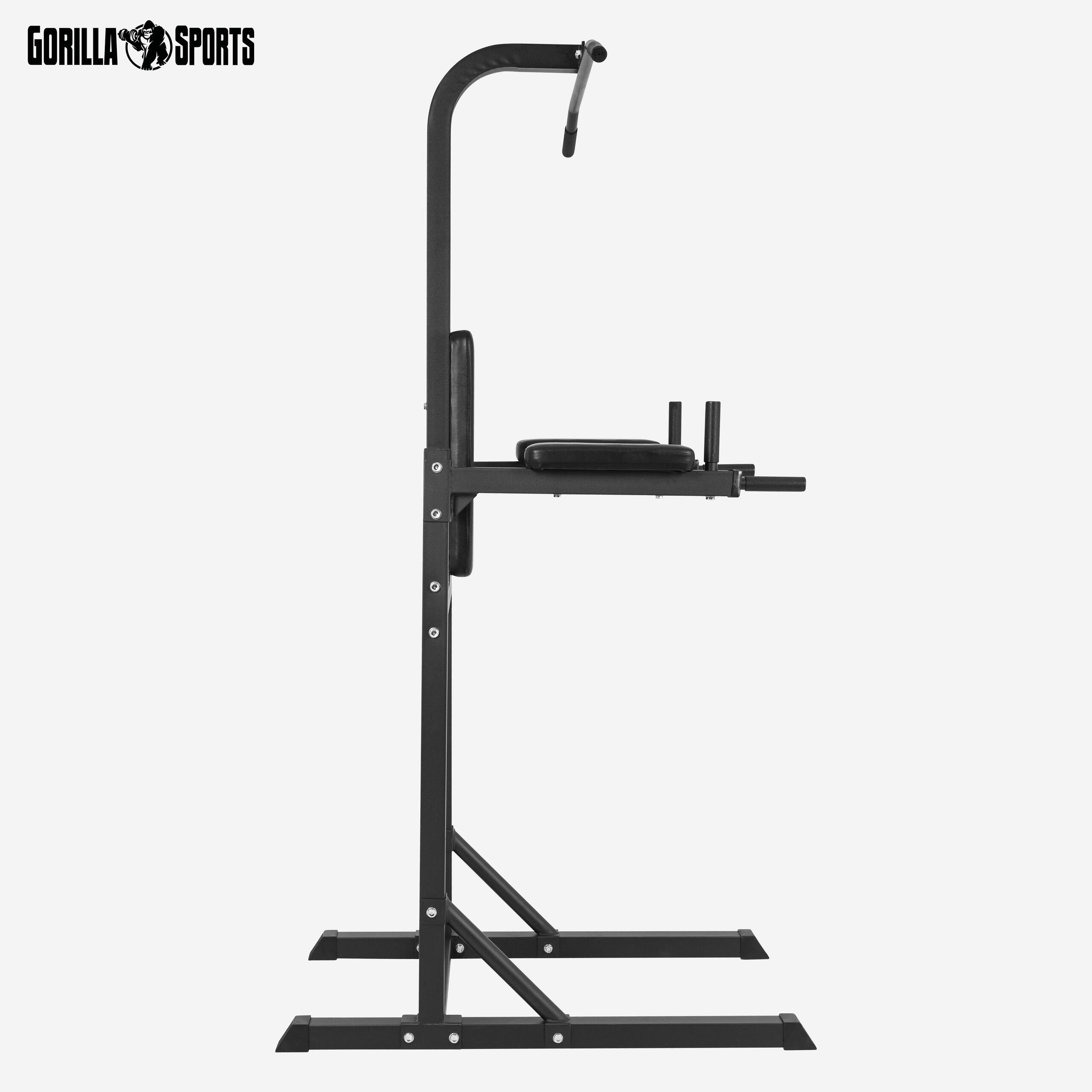 Silla Romana Musculación Gorilla Sports Negro 4/7