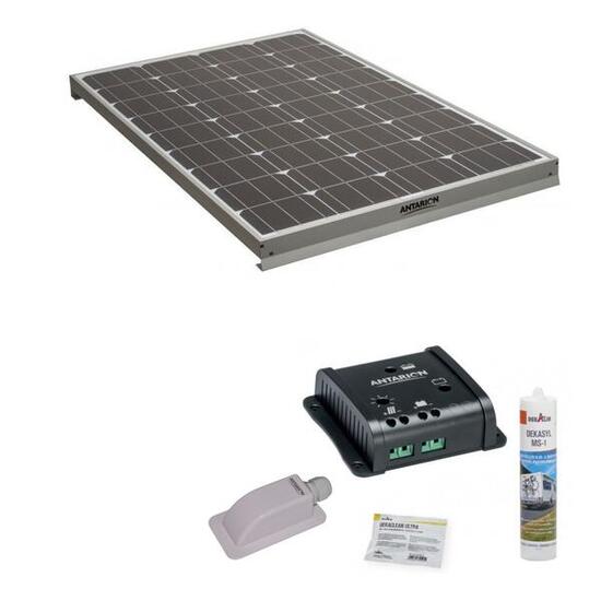 Pack ANTARION Panneau solaire 160W camping car + Kit de pose solaire avec