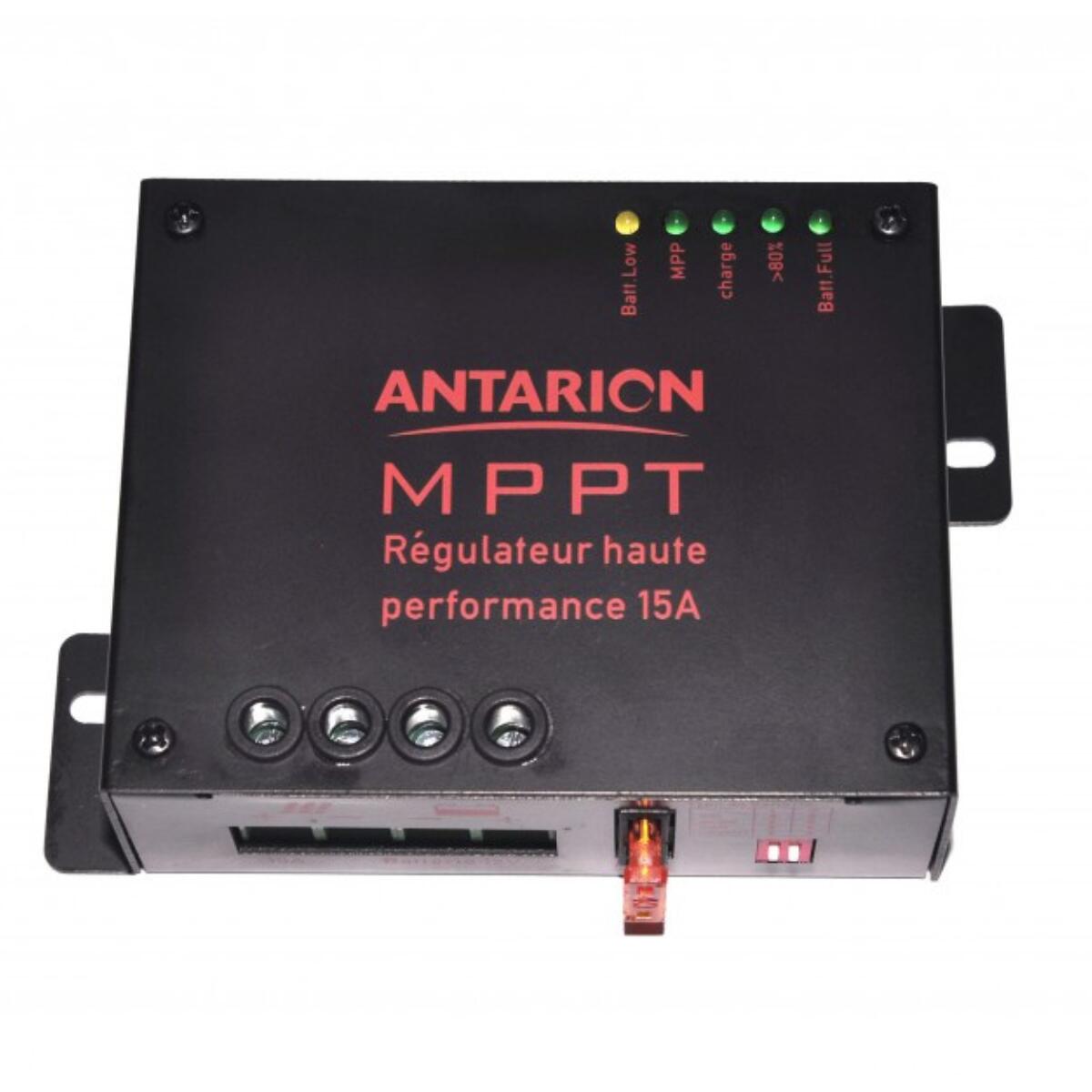 ANTARION KIT Panneau Solaire ALL BLACK 150W + Régulateur MPPT + Câble 4/5