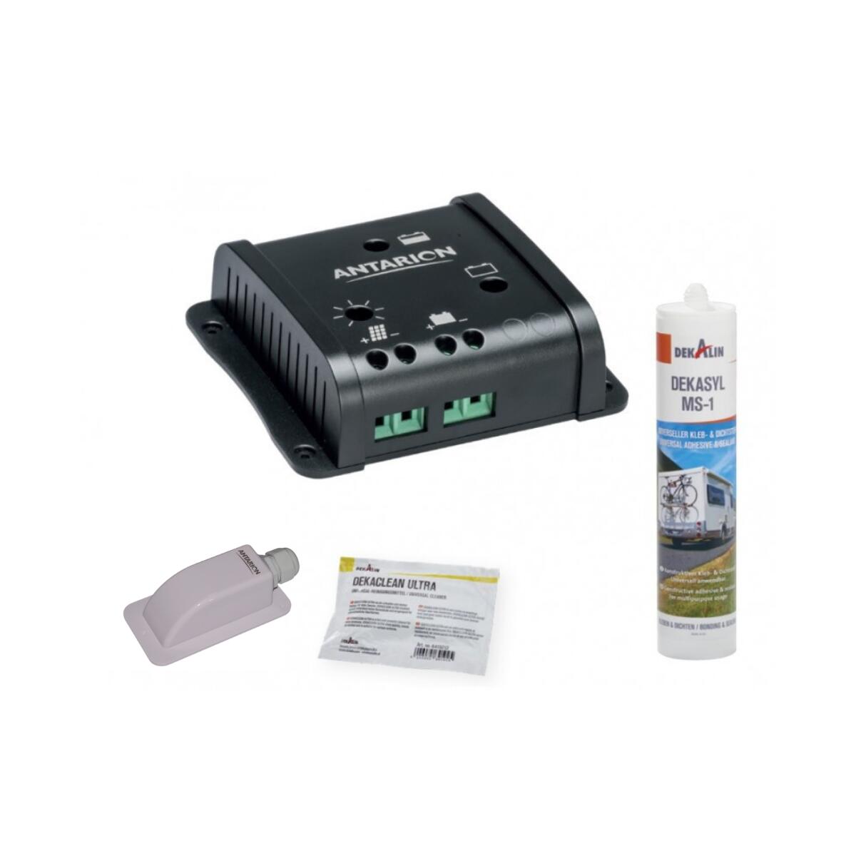 Pack ANTARION Panneau solaire 160W camping car + Kit de pose solaire avec 4/5