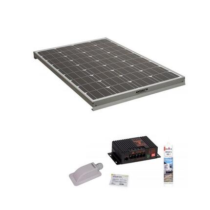 Pack ANTARION Panneau solaire 140W camping car + Régulateur de charge pour