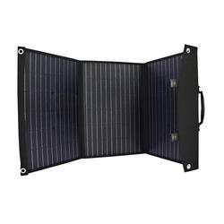 EZA Panneau Solaire Portable Pliable 60W Cellules Monocristallines Sorties USB