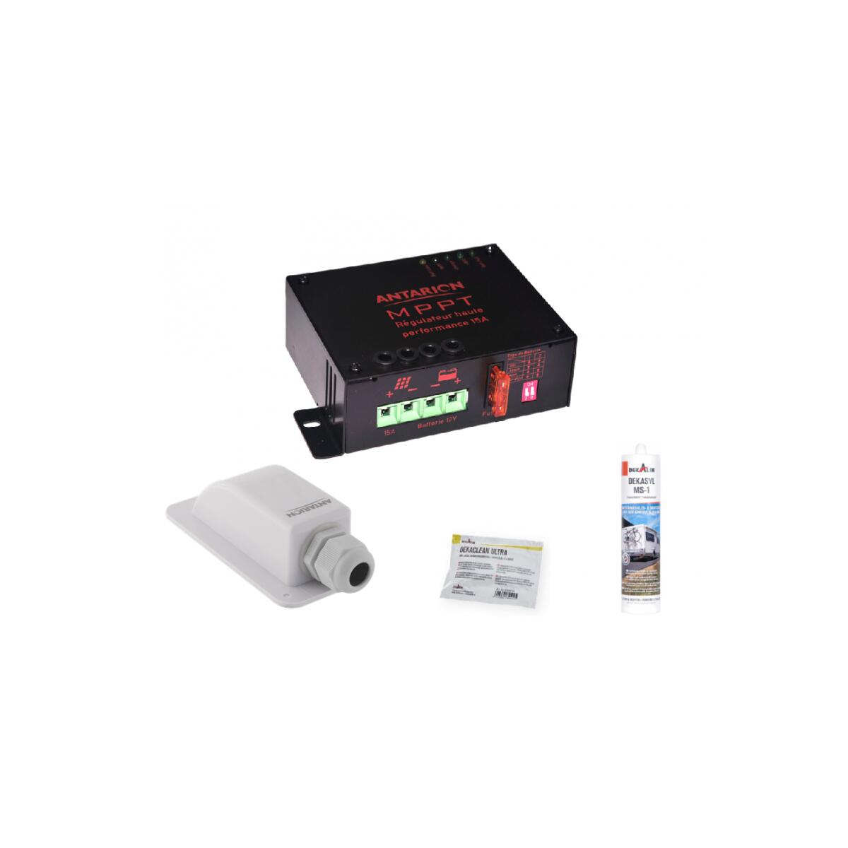 ANTARION KIT Black Booster 170W Panneau Solaire + Régulateur MPPT 2/3