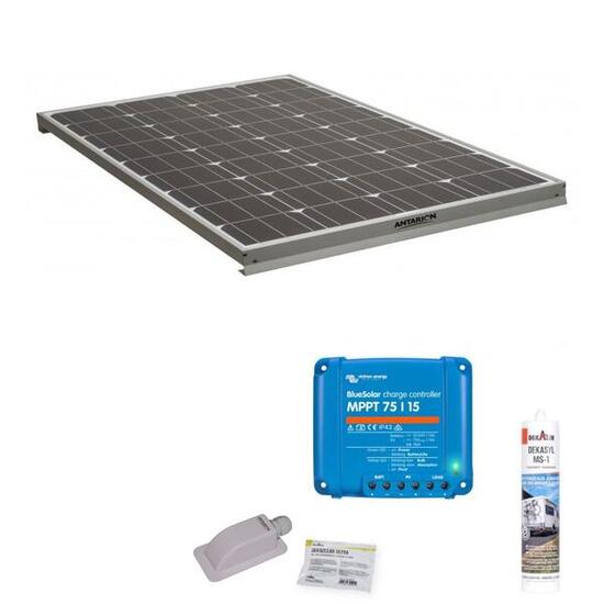 Pack ANTARION Panneau solaire 140W camping car + kit de pose solaire avec