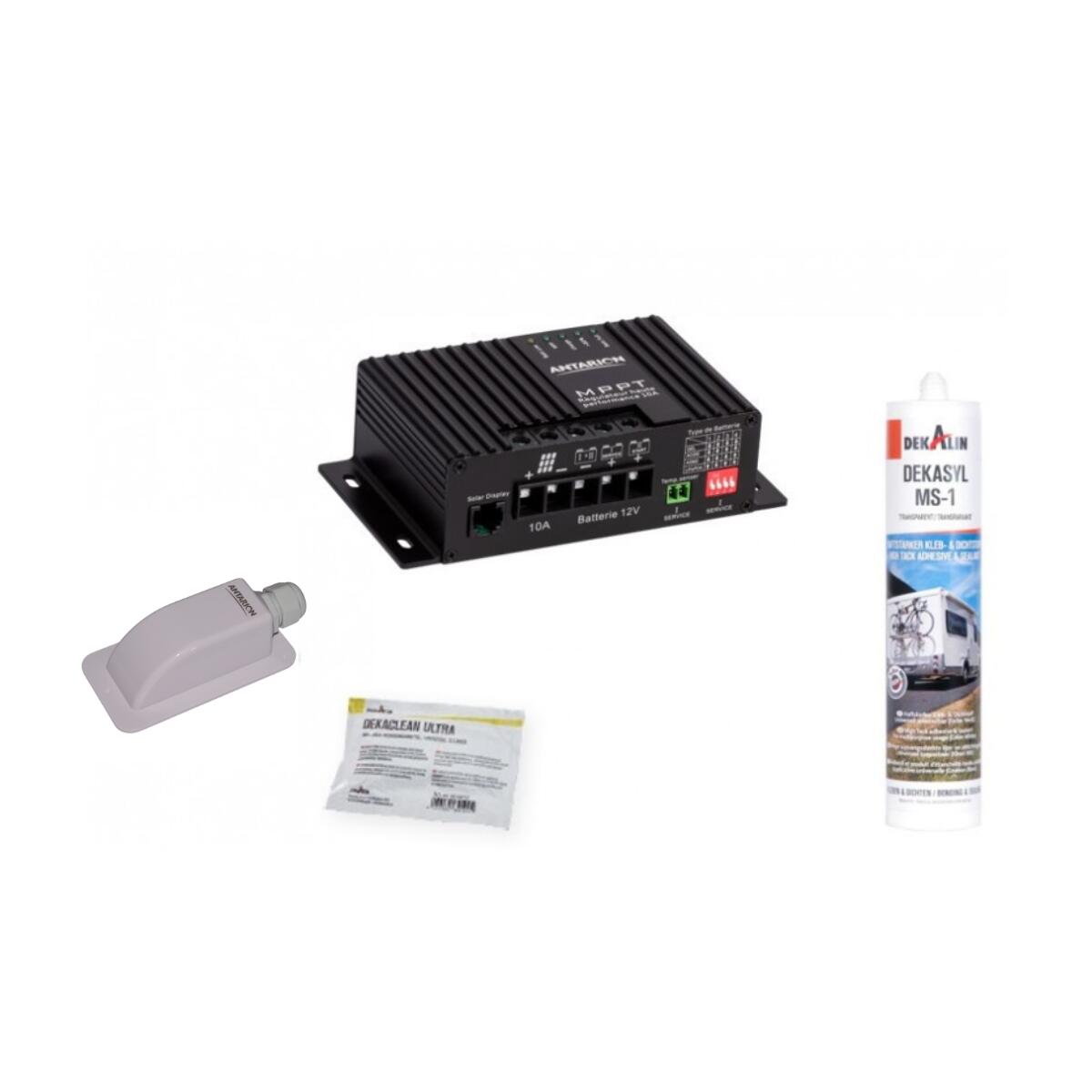 Pack ANTARION Panneau solaire 160W camping car + Kit de pose solaire avec 4/5